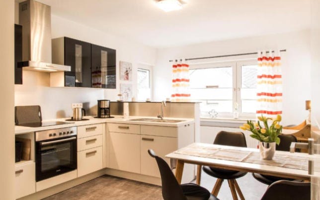 K&Uuml;CHE - der Wohnung im 1. Obergeschoss: